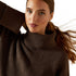 Ariat Lendal Ladies Turtleneck Sweater - Coffee Bean